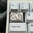 1.5U Tab Titanium Alloy Artisan Keycaps Precision Pointillism for Mechanical Keyboard -Fate